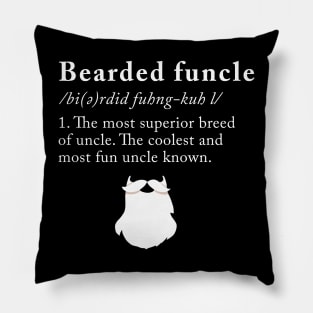 Bearded funcle Pillow