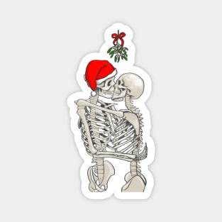 Mistletoe Skeletons Magnet