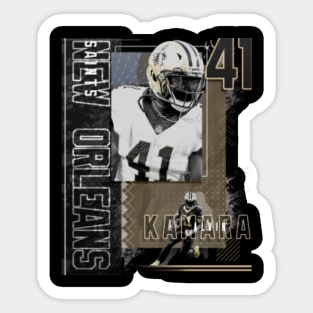 Alvin Kamara 41 New Orleans Saints football player poster gift