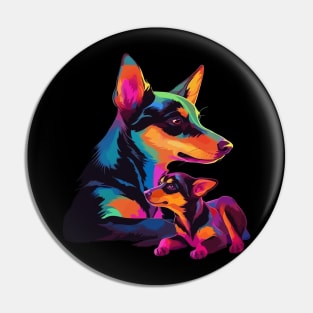 Australian Kelpie Mothers Day Pin