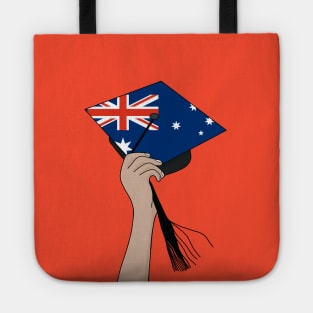 Holding the Square Academic Cap Australia Tote