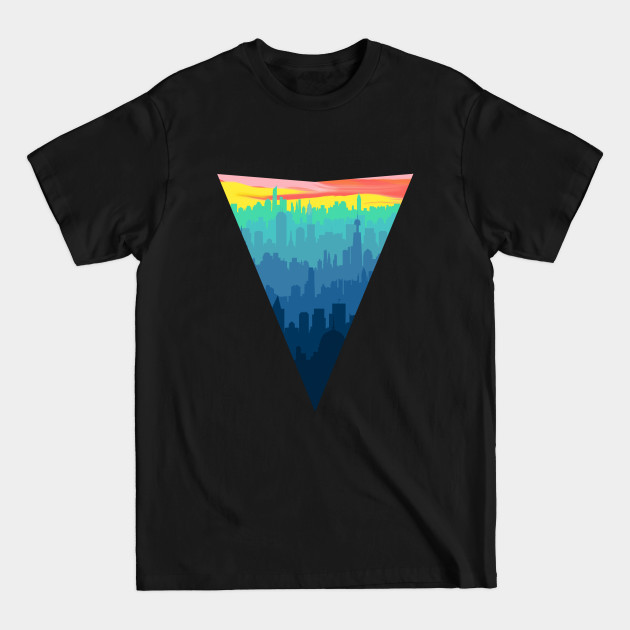 Discover The Sunset Cities - Clouds - T-Shirt