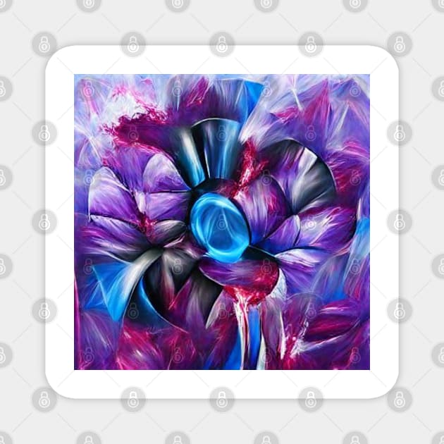 "Beauty Undefined" acrylic abstract Magnet by AngelBabysArt