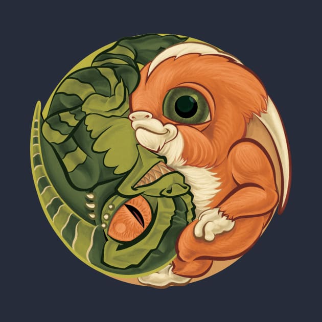 Gremlin Mogwai yin yang by majanation