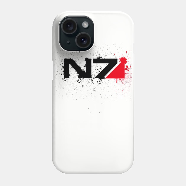 N7 Splatter Phone Case by Draygin82