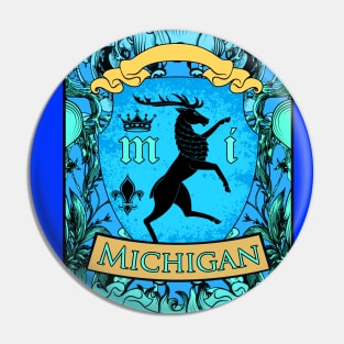 MICHIGAN  LOGO Pin