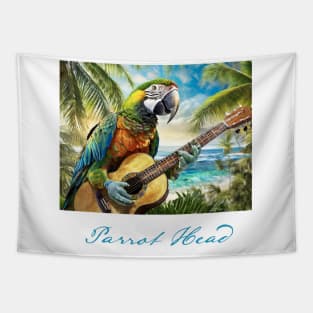 Parrot Head Design Tapestry