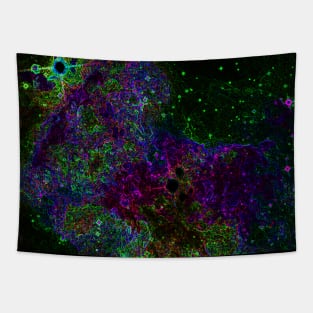 Black Panther Art - Glowing Edges 396 Tapestry