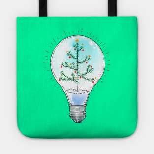 Christmas lamp Tote