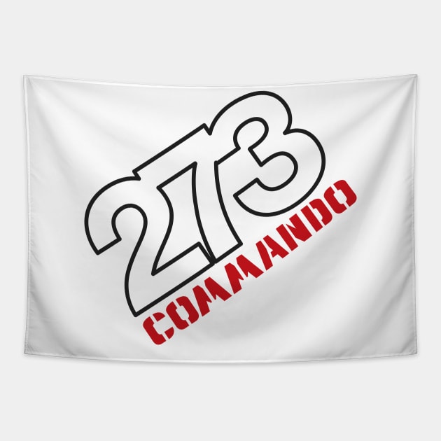 273 Commando V8 - Wedge Tapestry by jepegdesign