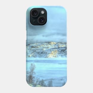 SCENERY 05 - White Snow Winter Mountain Landscape Phone Case