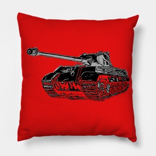 Tiger II German Heavy Tank WW2 Panzer Armored Pillow