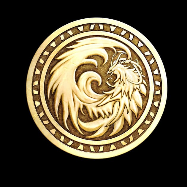 Phoenix Coin gold by chriskar