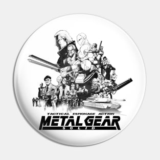 Metal Gear Solid (Black Version) Pin