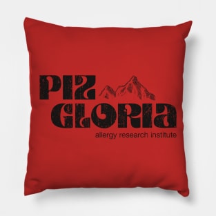 Piz Gloria - allergy research institute (aged look) Pillow