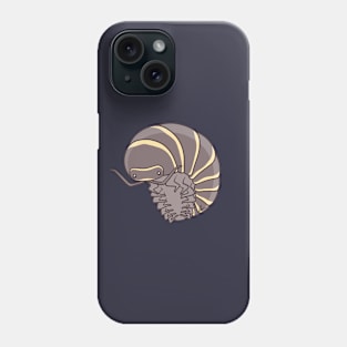 Yellow Zebra Isopod Or Zebra Pillbug - Armadillidium Maculatum Phone Case