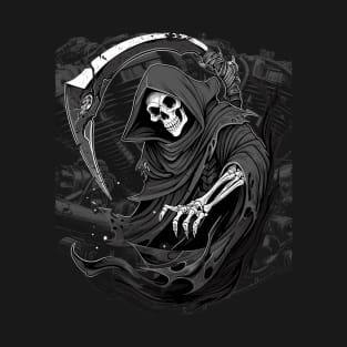 Grim Reaper / Death Motorbike Motorcycle Biker T-Shirt