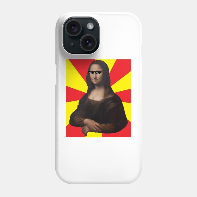 Deal With It Mona Lisa Phone Case by inotyler