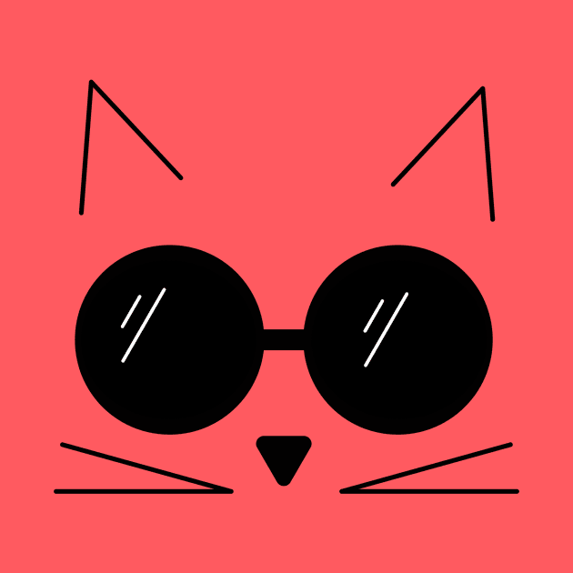 Cool Cat by bluevolcanoshop@gmail.com