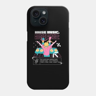 HOUSE MUSIC  - Dj Dancefloor (pink) Phone Case