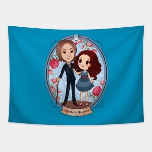 chibi rumbelle Tapestry