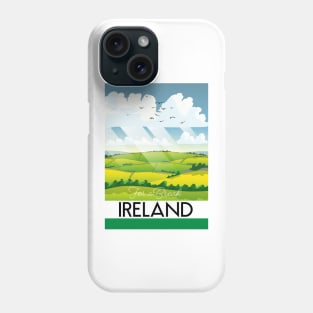 Ireland for a break travel poster Phone Case