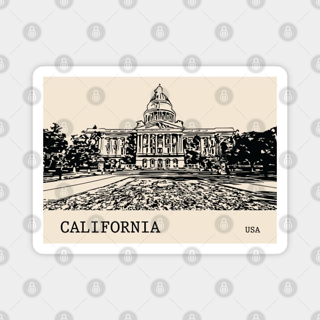 California State USA Magnet by Lakeric