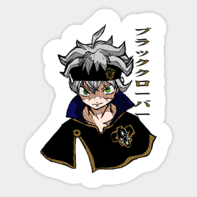Wallpaper Asta Black Clover Asta Sticker Teepublic For Android