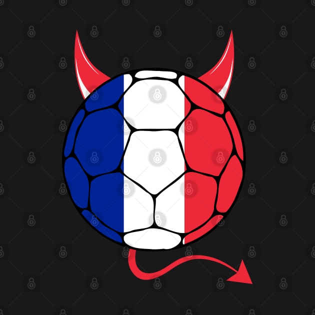 France Football Halloween by footballomatic