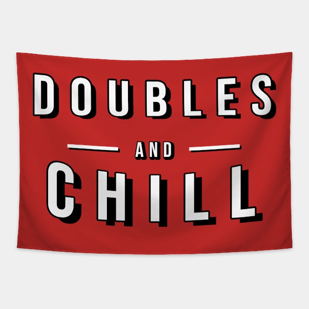 Doubles And Chill - Trinidad Lifestyle Tapestry by Trinidad Slang Clothing