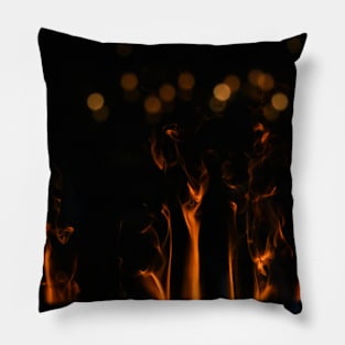 Fire / Swiss Artwork Photography Pillow