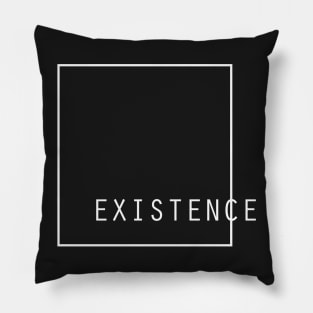 EXISTENCE - Aesthetic Vaporwave Meme Pillow