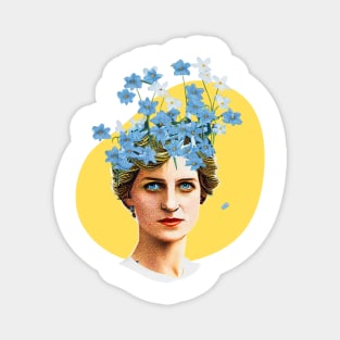 Forget Me Nots - Princess Diana Magnet