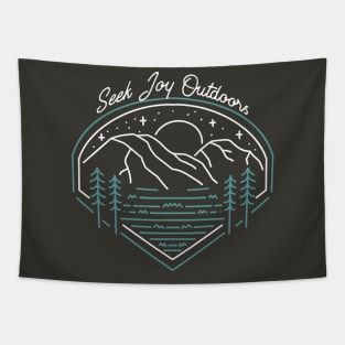 Seek Joy Outdoors Tapestry