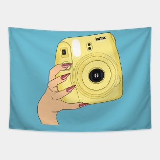 Yellow Instax Tapestry