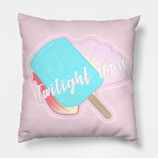 Twilight Town Sticker Pillow