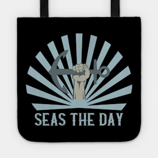 Seas They Day Anchor Cruise Design Tote