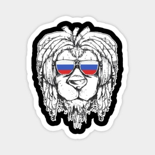 Rasta Reggae Lion Russia Gift Rastafari Magnet