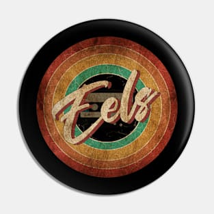 Eels Vintage Circle Art Pin