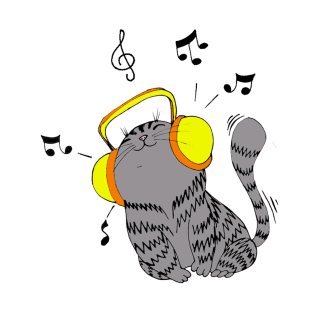 Music Cat T-Shirt