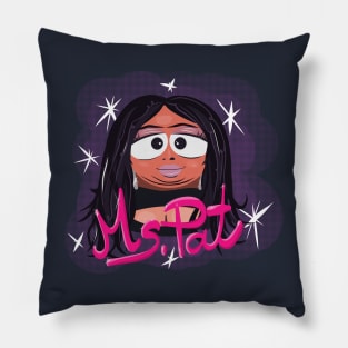 If Comedian Ms. Pat Was a South Park Character Pillow