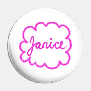 Janice. Female name. Pin