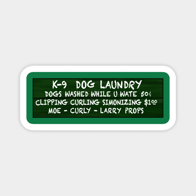 K-9 Dog Laundry Magnet by Vandalay Industries