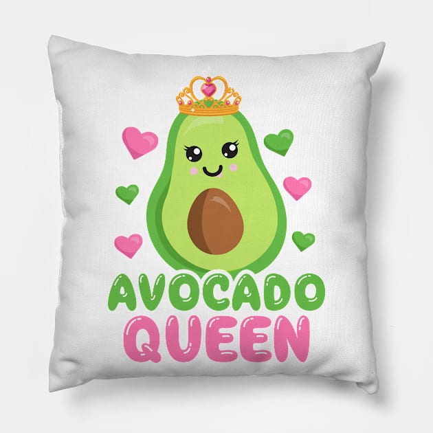 Avocado Queen Pillow by teevisionshop