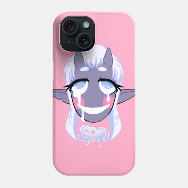 SAD Smile Phone Case by SomnaRosent