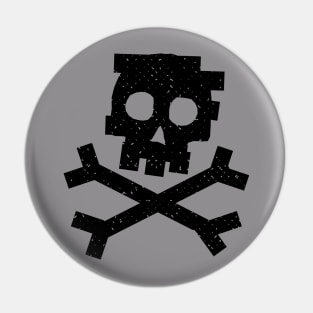 Punk Skull Design Pin