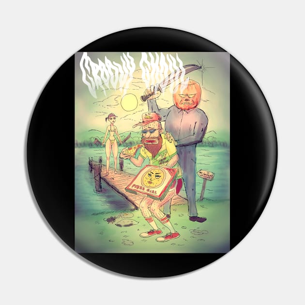 Groovy Ghoul Pizza Camp Pin by Groovy Ghoul