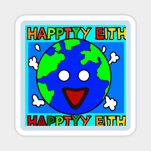 Anime Earth Ai Art Magnet by indigoporium