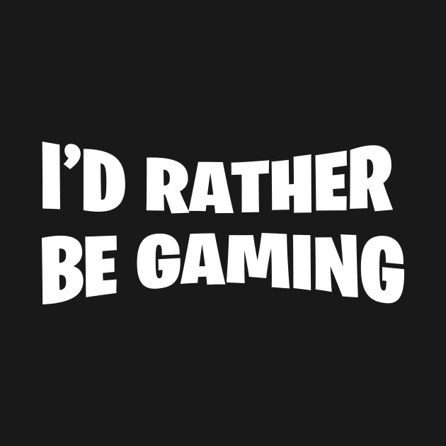 Rather be gaming by MoodyChameleon