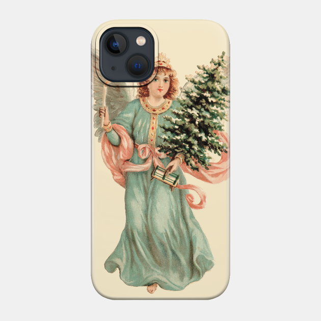 Victorian Christmas Angel - Angels - Phone Case
